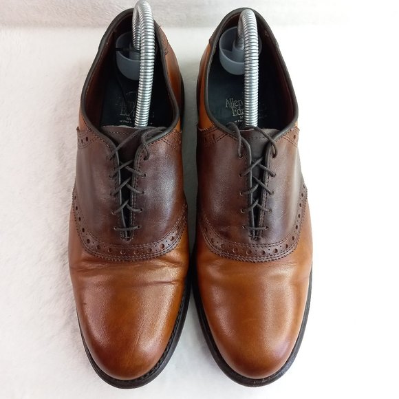 Allen Edmonds Shelton Brown Leather Oxford Shoes (9 US) main image 5